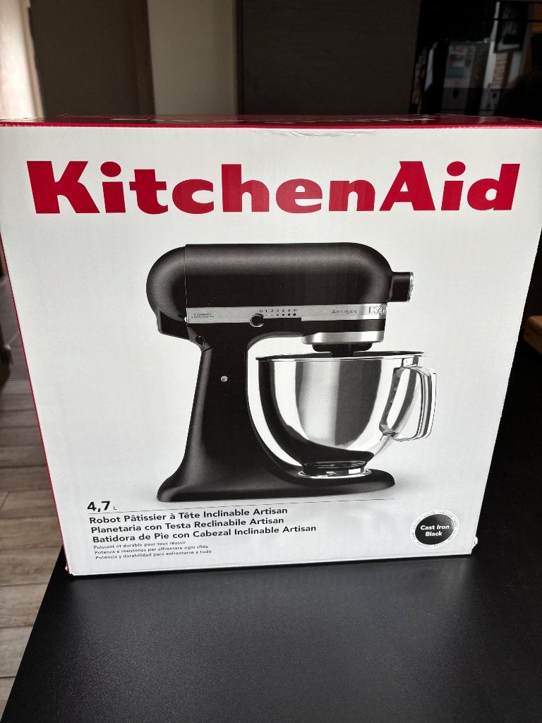 Kitchen aid keukenrobot, 4 liter of meer, Ophalen, Nieuw, 3 snelheden of meer