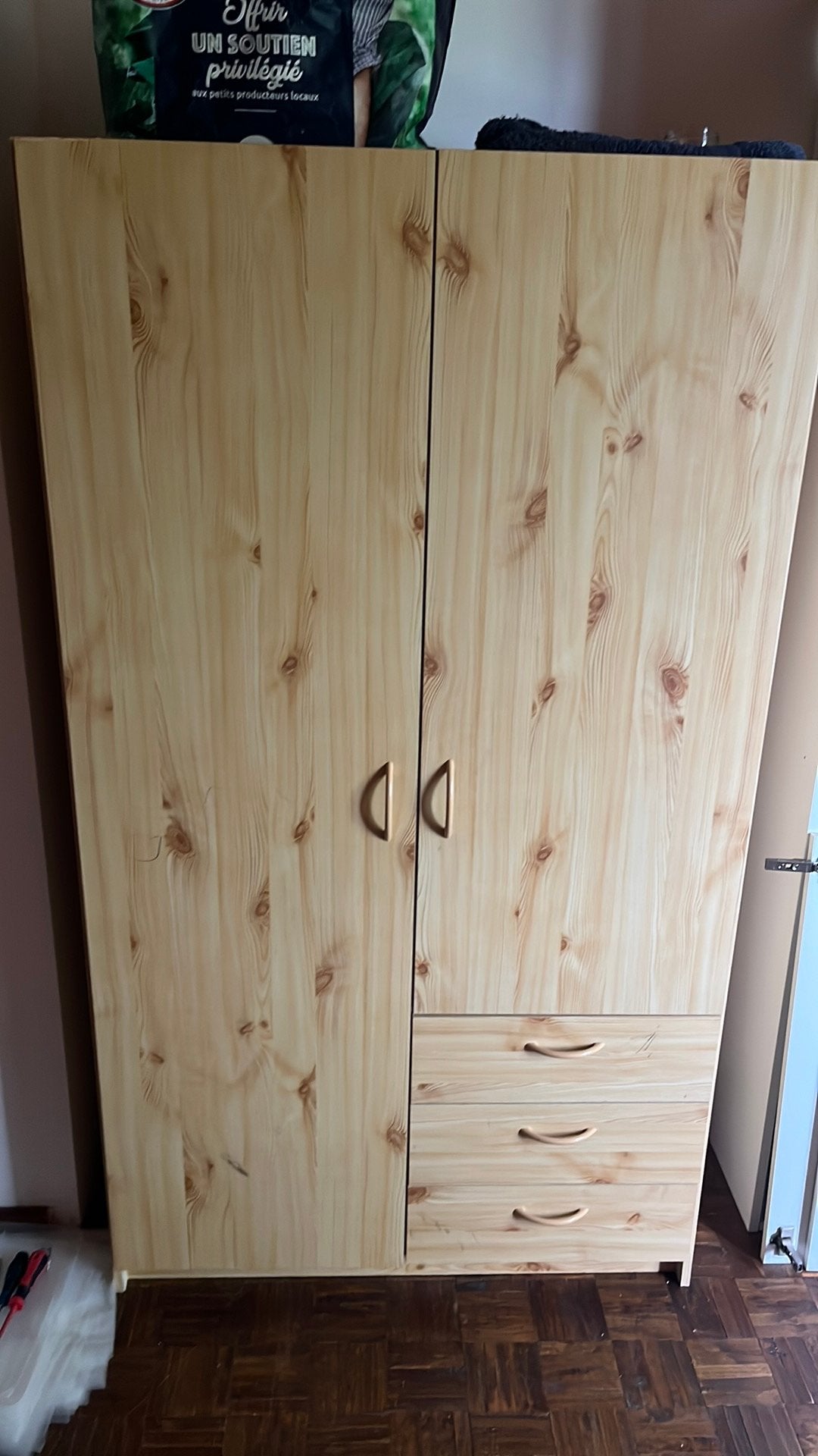 Houten kast, Ophalen, Gebruikt