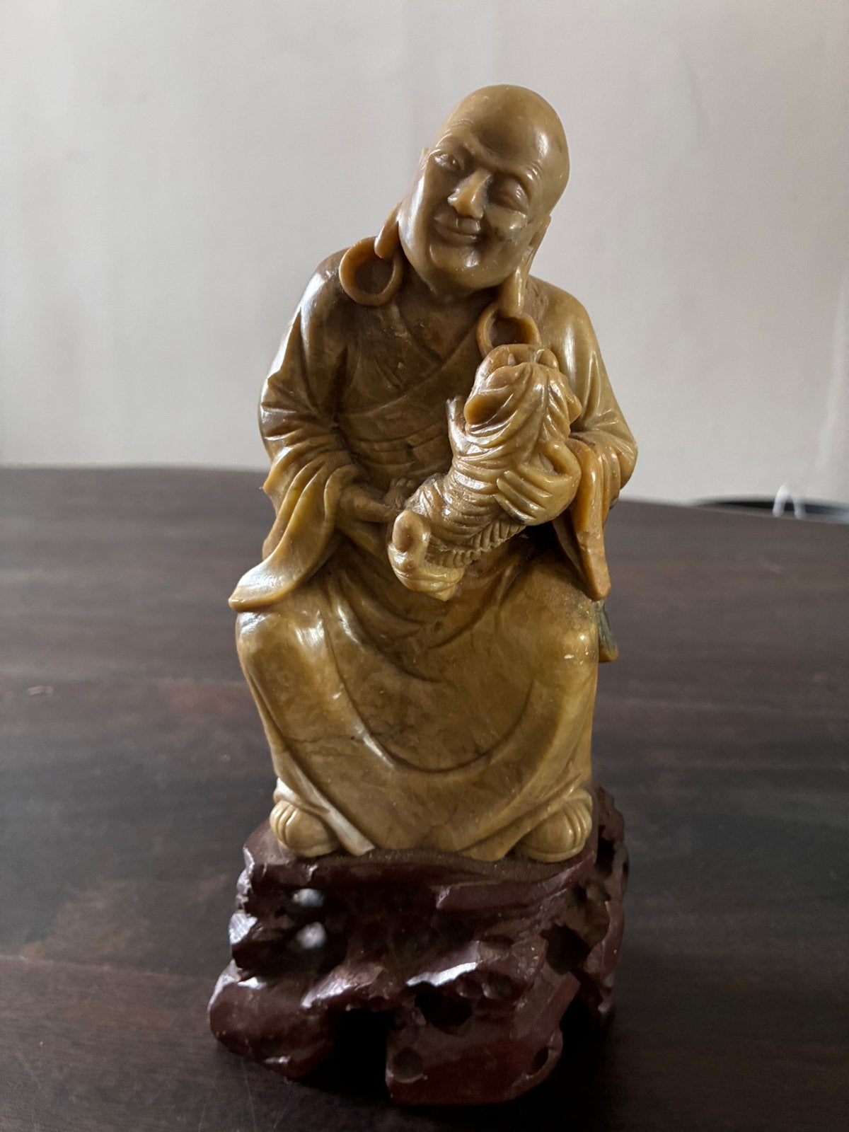 Lohan beeldje in speksteen, Maison & Meubles, Accessoires pour la Maison | Statues de Bouddha, Enlèvement, Comme neuf