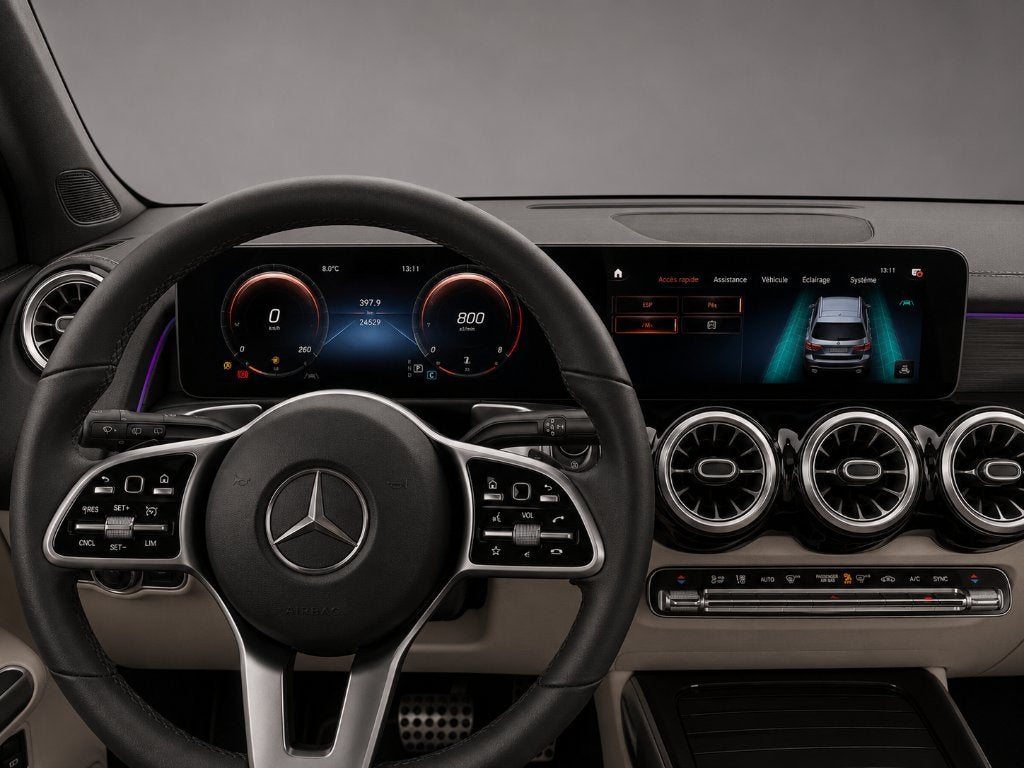 Mercedes- benz GLB 200, Auto's, 4 cilinders, Zwart, Bedrijf, 5 deurs