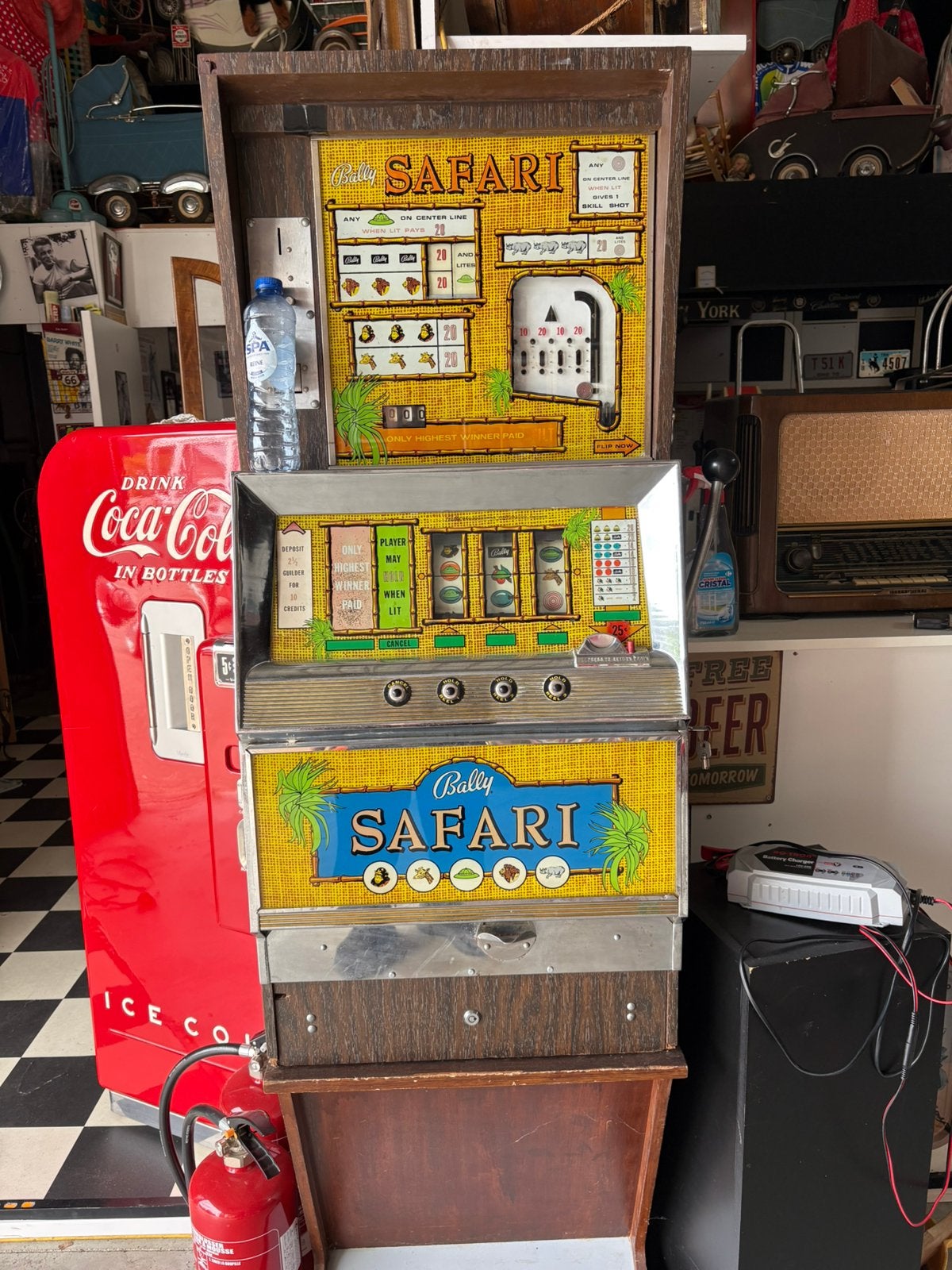 safari bally jackpot gokkast, Ophalen, Gebruikt