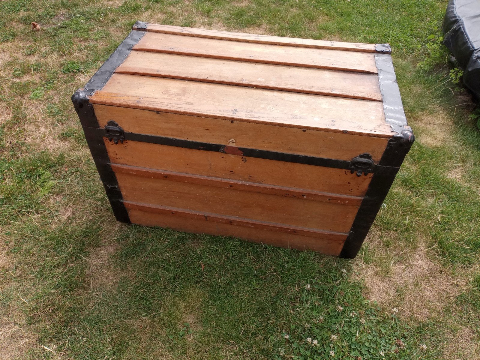 houten kist, Tuin en Terras, Ophalen, Gebruikt, Hout