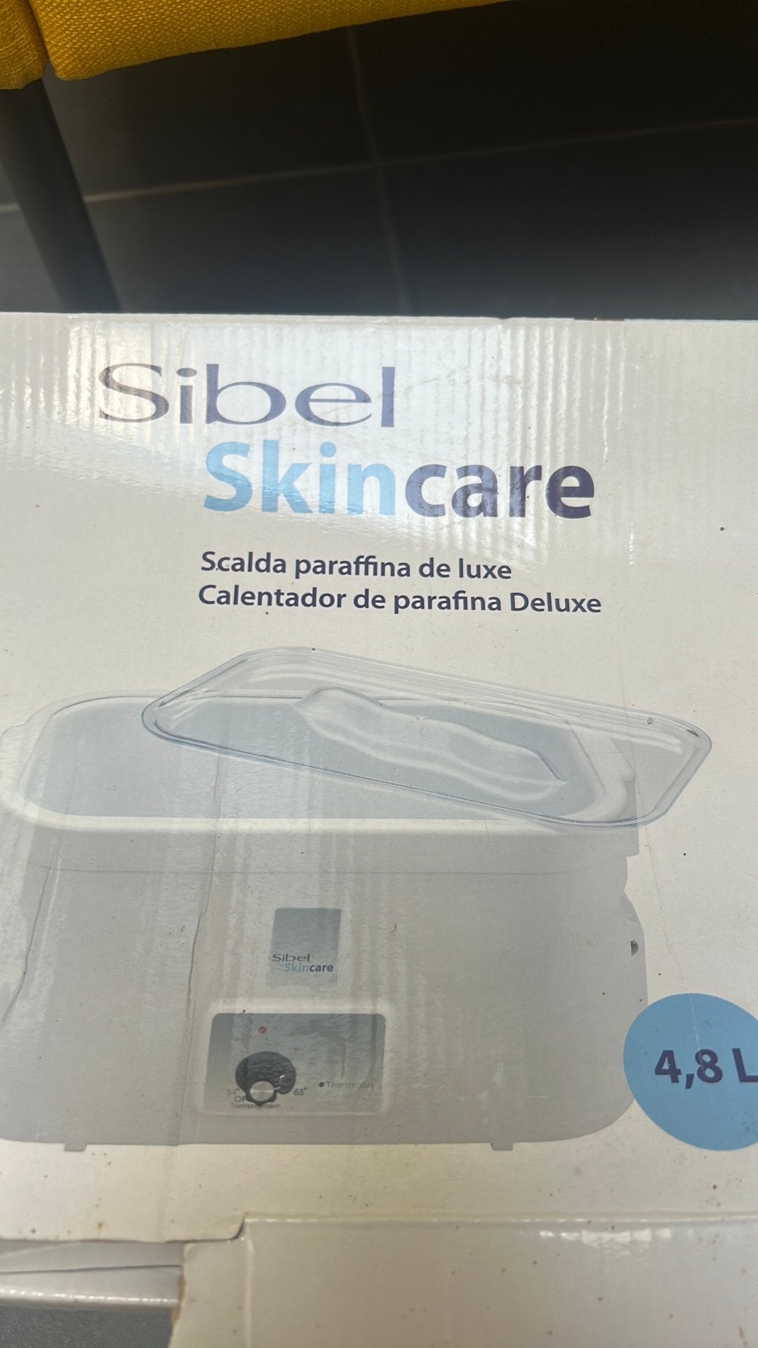 Professioneel Sibel paraffinebad 4,8L + 3,2 kg paraffine, Enlèvement ou Envoi, Comme neuf