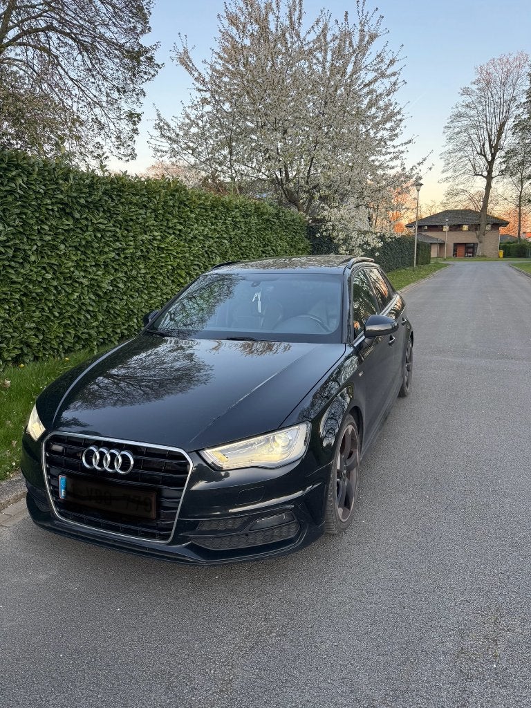 Audi A3 2.0 TDI, Aide au démarrage en côte, Cuir et Alcantara, Achat, Noir