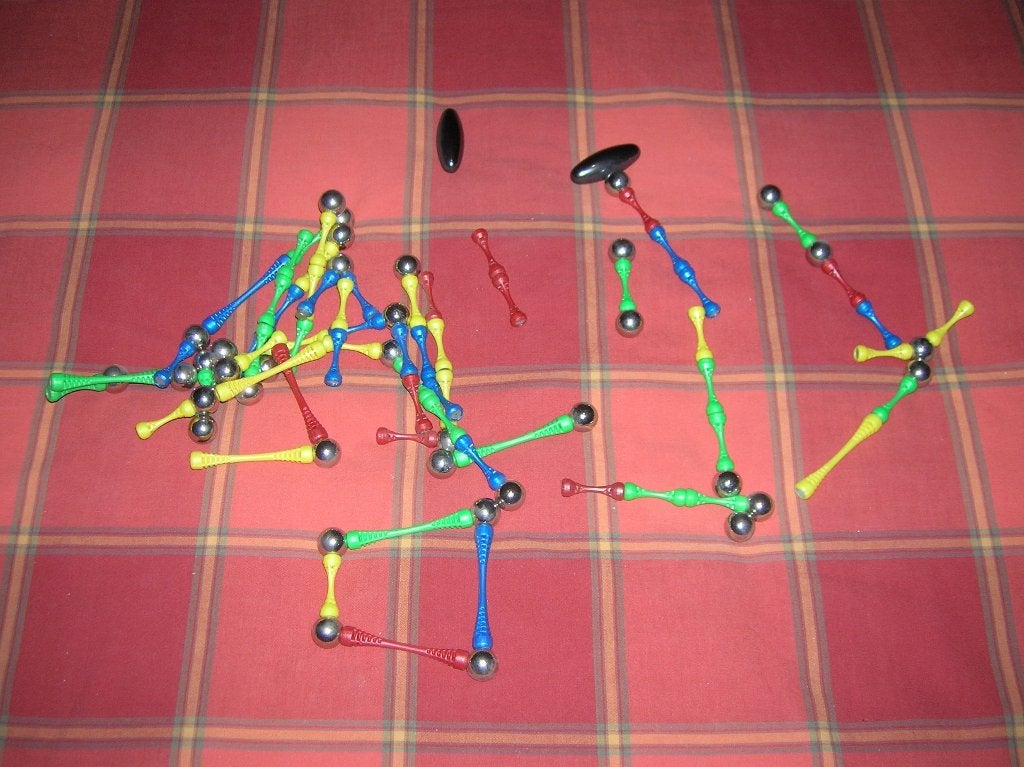 Magneet spel, Ophalen, Knutselen