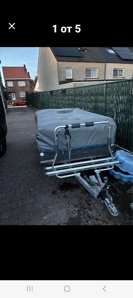 Vouwwagen  Jamet Luisiana, Caravans en Kamperen, Ophalen, Lichtgrijs, Aanwezig, Jamet