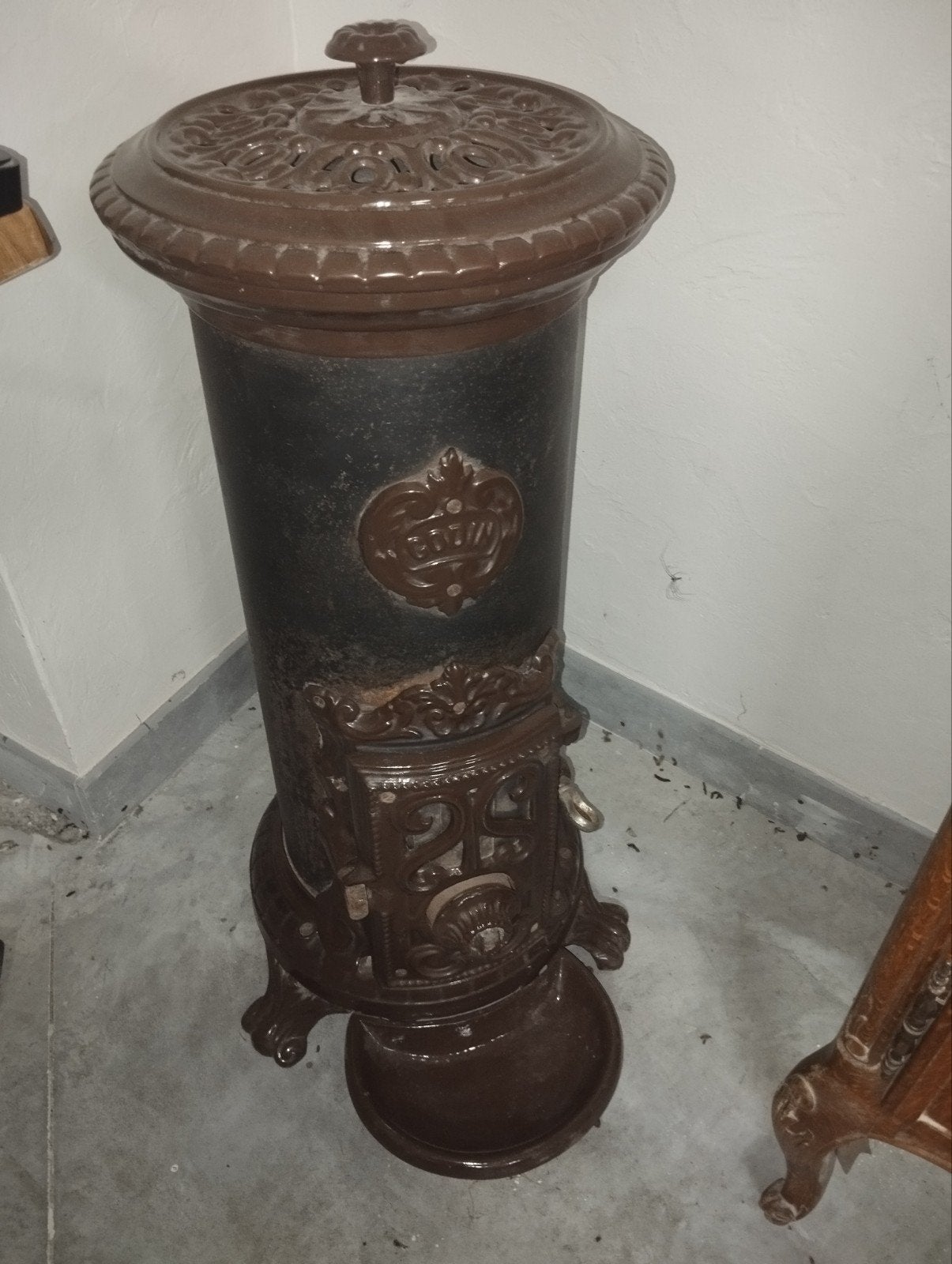 antieke kachel, Huis en Inrichting, Kachels, Ophalen
