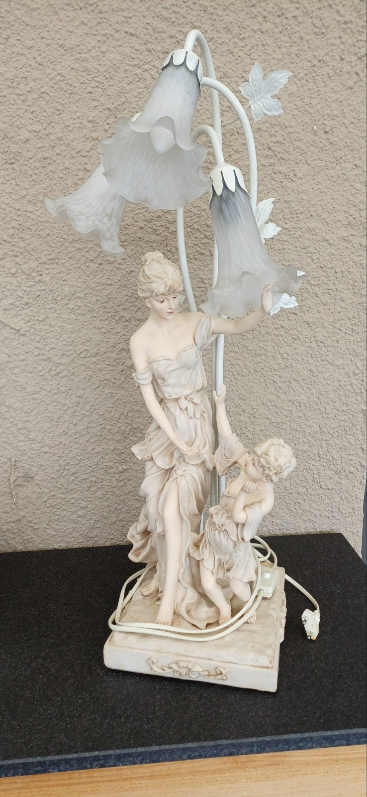 Vintage lelie lamp, Huis en Inrichting, Ophalen, Vintage