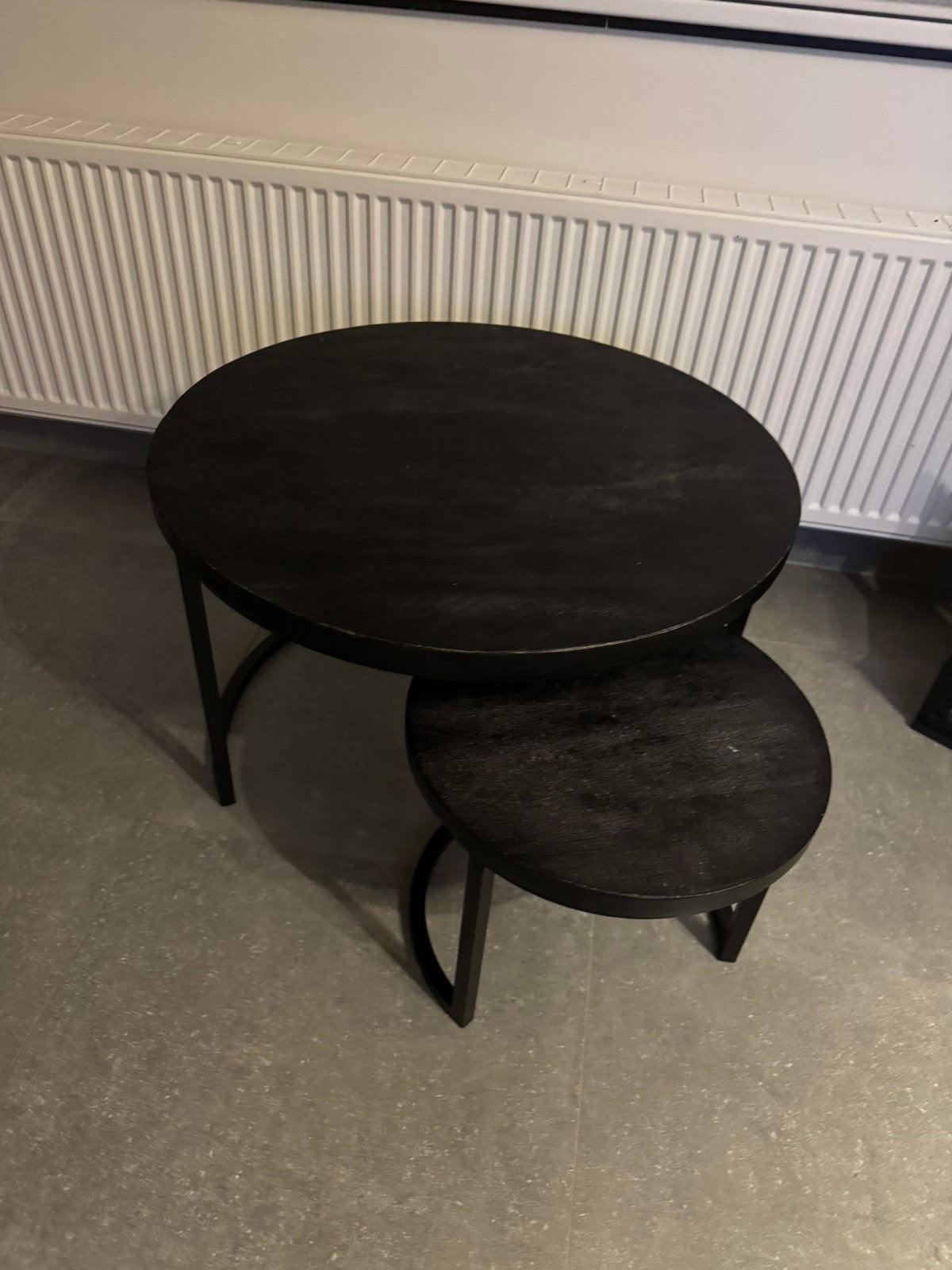 Salon tafels twee stuks mango hout, Ophalen, Zo goed als nieuw