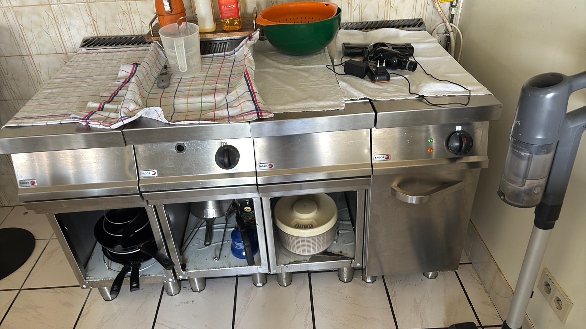Friteuse , grill, Ophalen