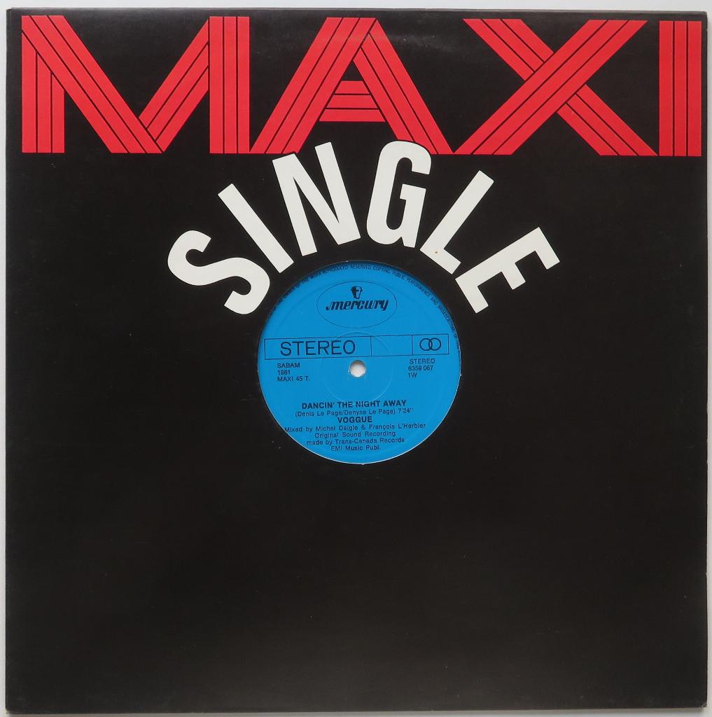 Vogue - Danser toute la nuit. Maxi, CD & DVD, Vinyles | Dance & House, 12 pouces, Enlèvement ou Envoi, 1980 - 1989, Utilisé
