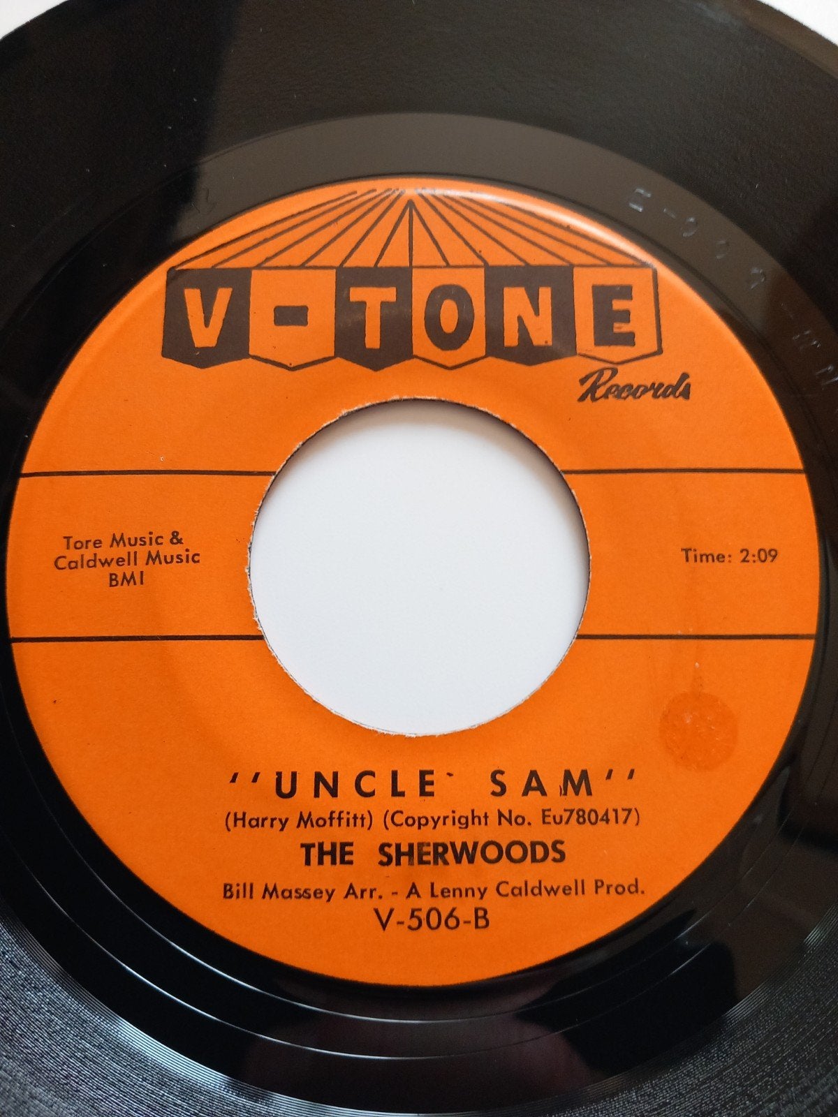 THE SHERWOODS. UNCLE SAM. R&B SOUL USA 45T, Enlèvement ou Envoi