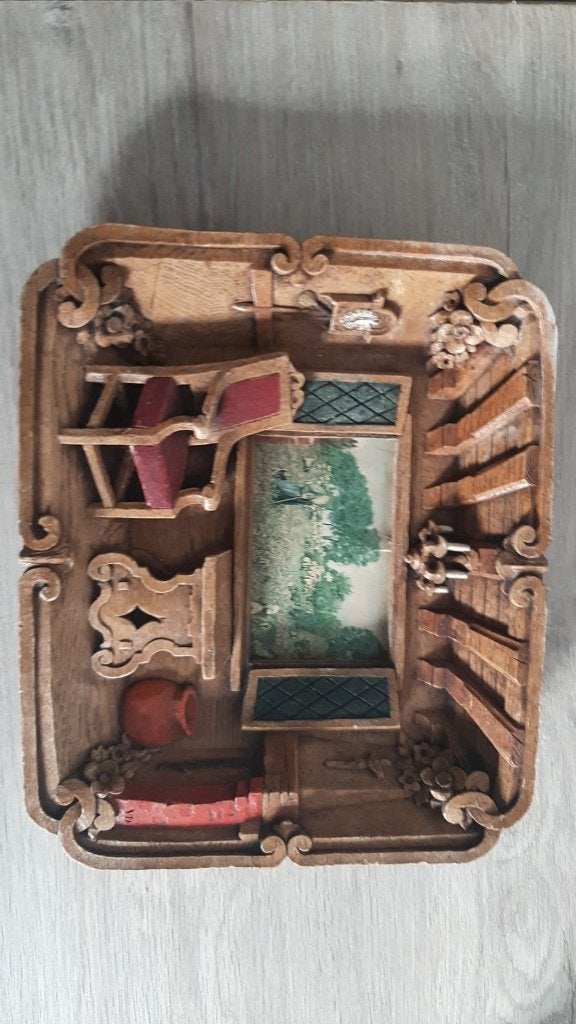 Vintage Houten Wanddecoratie Landelijke Stijl, Antiek en Kunst, Ophalen