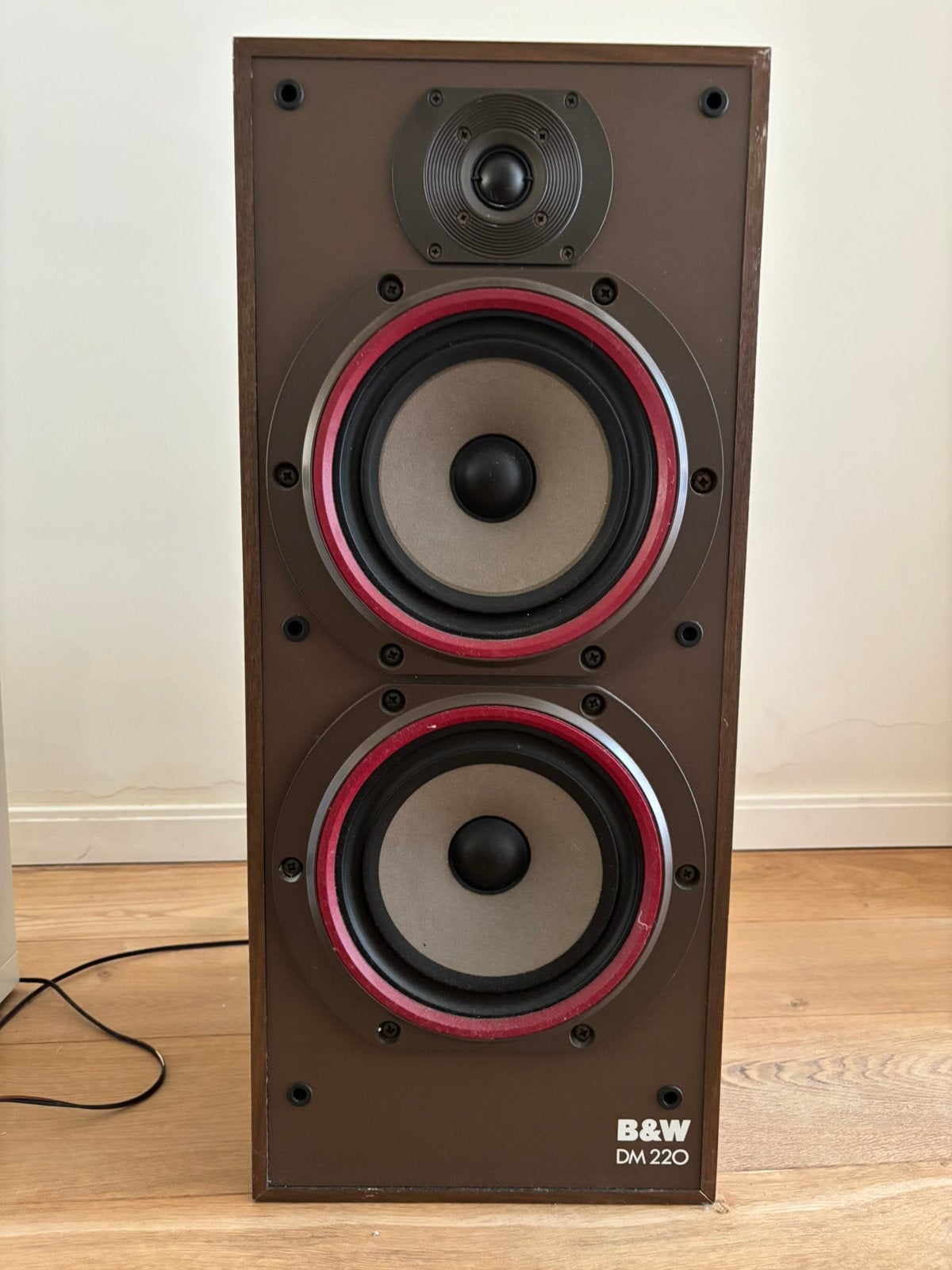 B&W DM220 stereo luidsprekers, TV, Hi-fi & Vidéo, Enceintes, Comme neuf, Enceintes stéréo, 60 à 120 watts, Bowers & Wilkins (B&W)