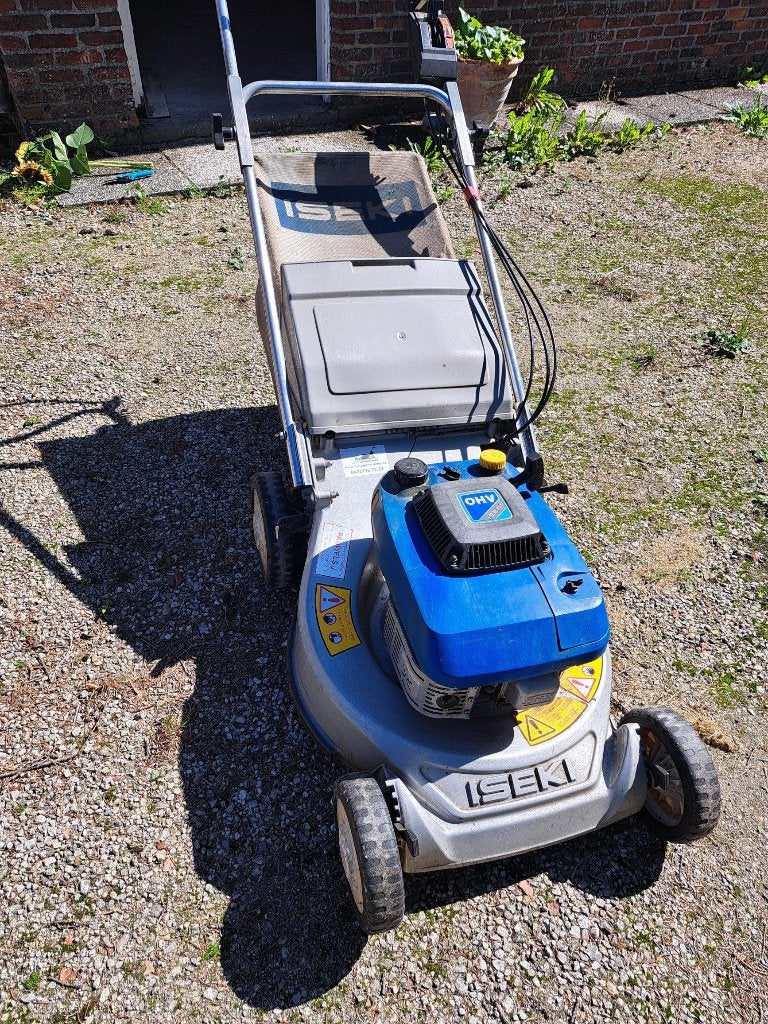 Grasmachine, Jardin & Terrasse, Tondeuses à gazon, Utilisé, Iseki, Sac de ramassage, Tondeuses à gazon à essence
