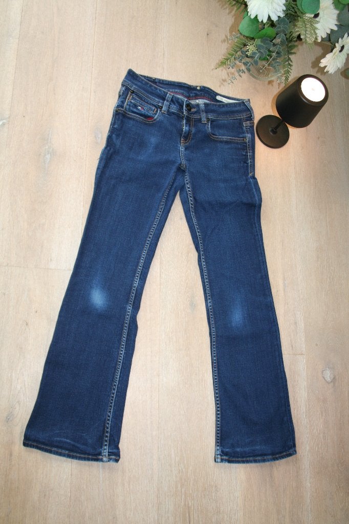 Maat W28 L30 - Tommy Hilfiger - Rhonda Bootcut, Tommy hilfiger, Blauw, Ophalen of Verzenden, Zo goed als nieuw