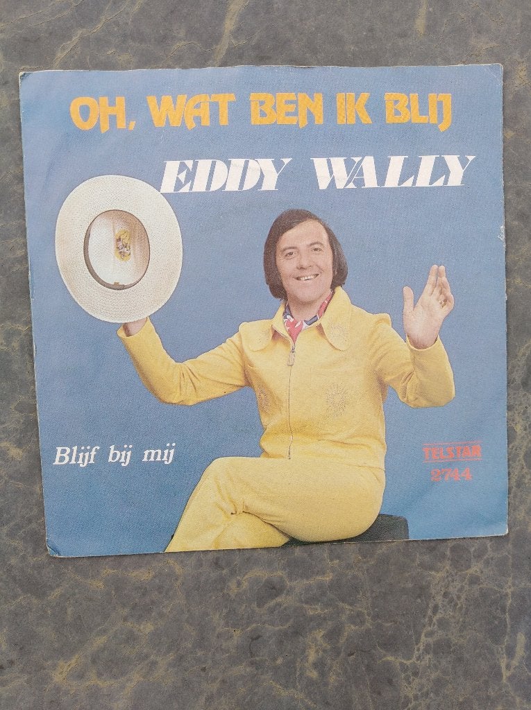 †Eddy Wally: "Oh, wat ben ik blij"/E.Wally-SETJE!, Fotohoes, Ophalen of Verzenden