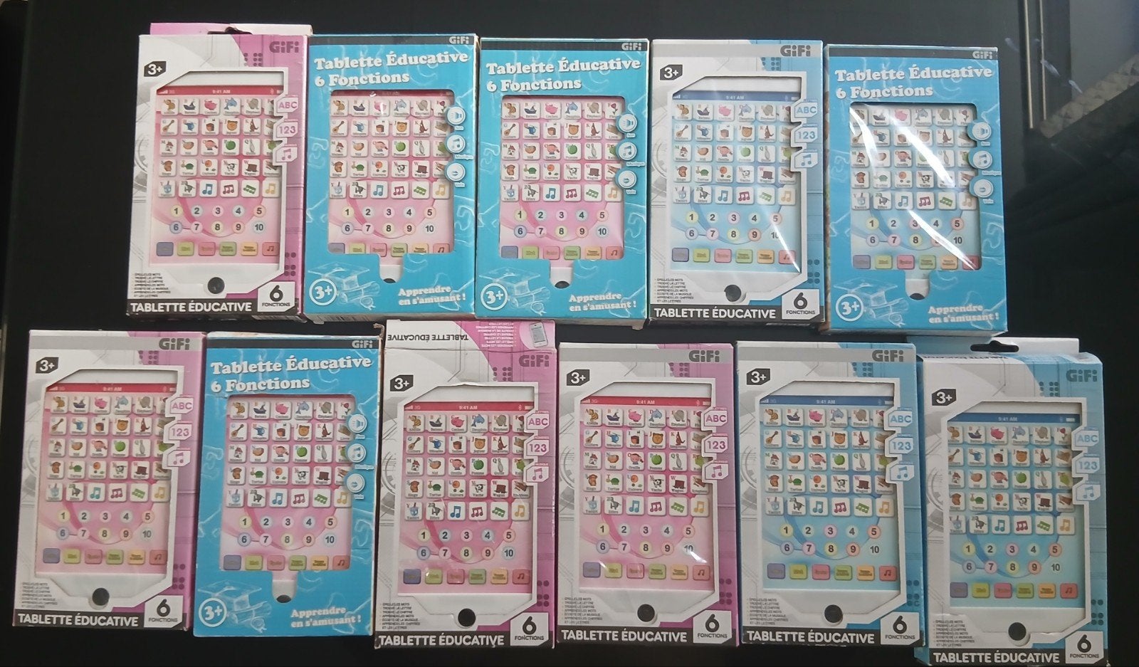 Lot de 11 tablettes éducatives enfant 3+ lettres et chiffres, Enlèvement