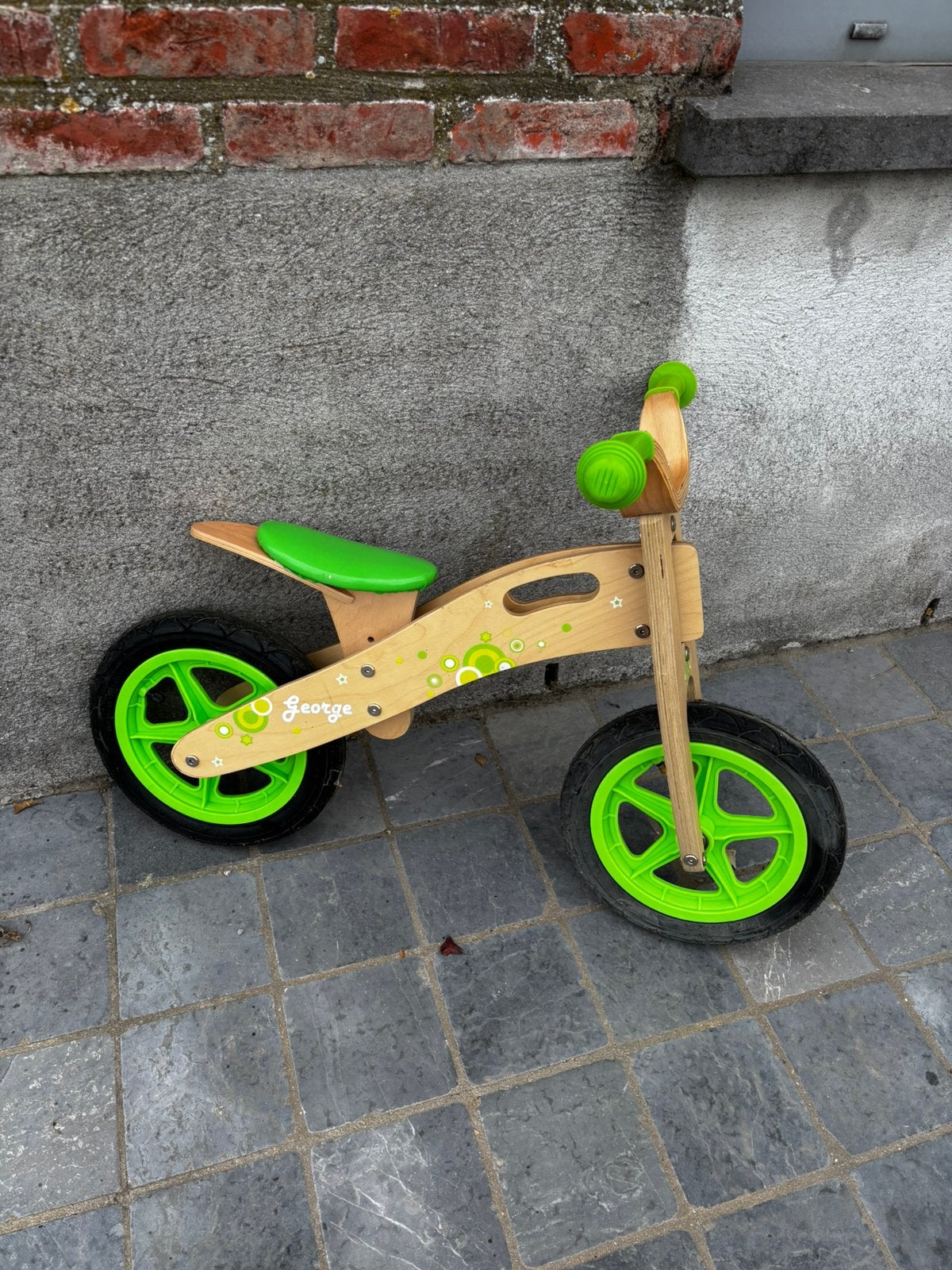 Houten loopfietsje, Enlèvement, Comme neuf, Vélo d'équilibre