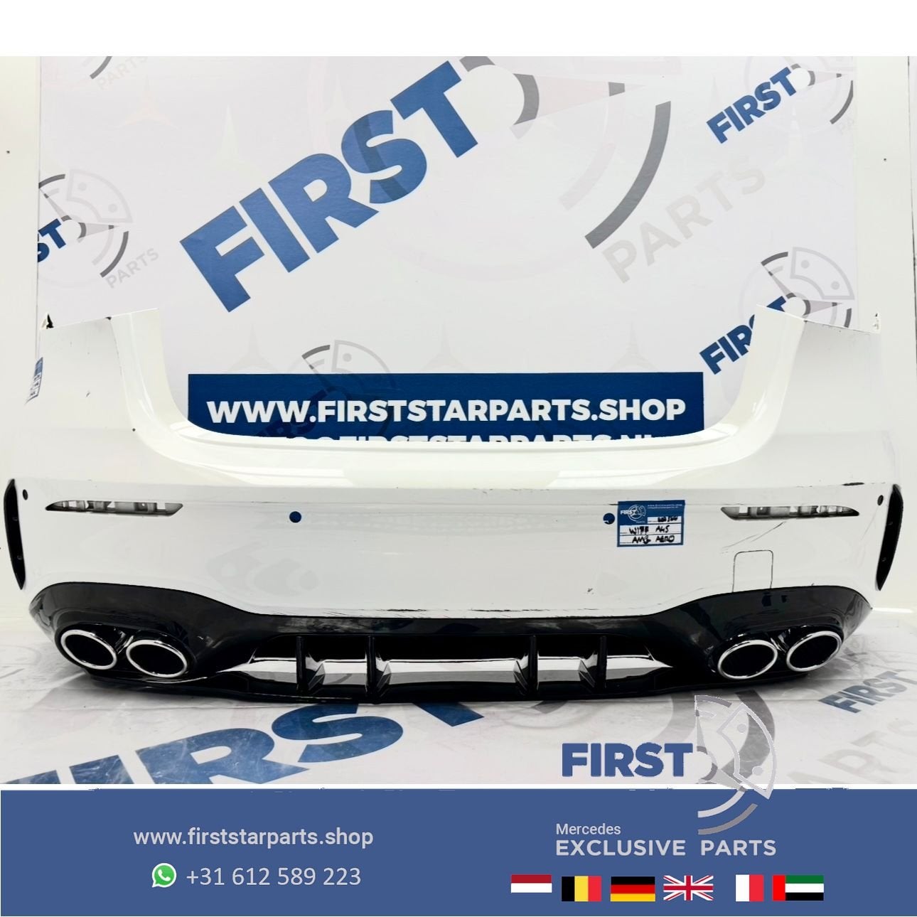 W177 A KLASSE 2025 A45 S AMG ACHTERBUMPER Origineel Mercedes, Arrière, Utilisé, -, -