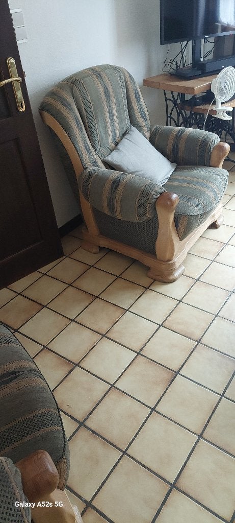 Salon, Ophalen, Gebruikt, Stof, Rustique