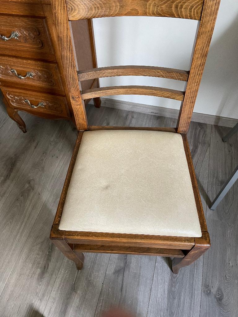 stoelen, Huis en Inrichting, Stoelen, Ophalen, Gebruikt, Bruin, Vier