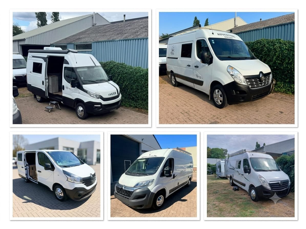 Camper-vans gekeurd met garantie, Caravans en Kamperen, Mobilhomes, Bedrijf, Koelkast