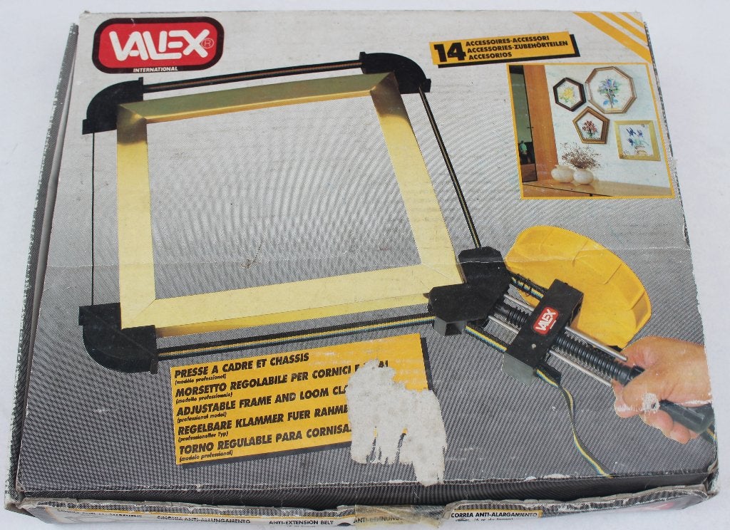 Valex regelbare bandriemklem voor houten kaders te maken, Enlèvement, Comme neuf
