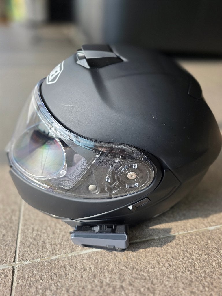 Shoei helm  mat zwart met Cardo, Motos, Vêtements | Casques de moto, Hommes, Casque système, XL, Shoei, Neuf, sans ticket, Enlèvement