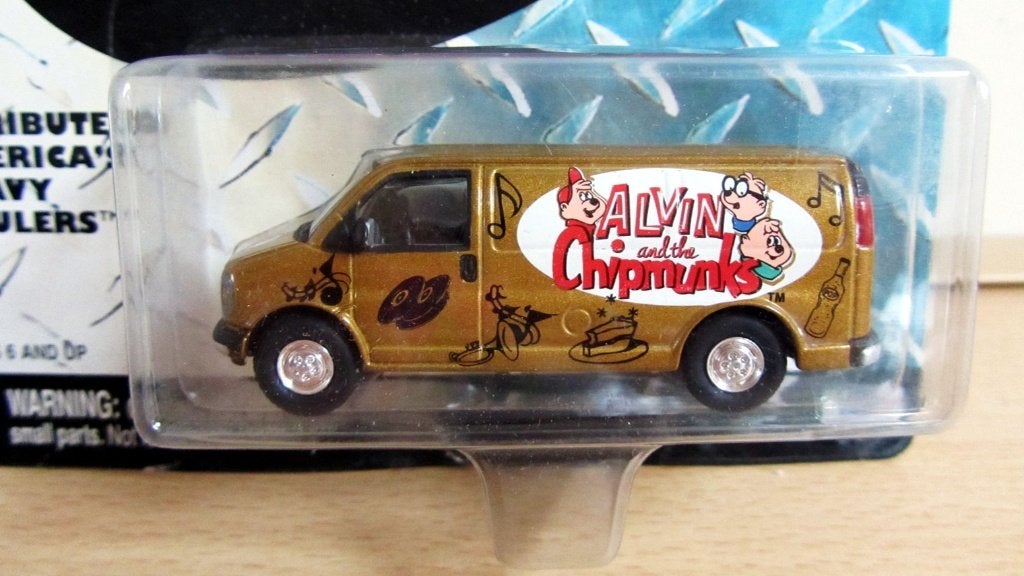 GMC Van Alvin and the Chipmunks Johnny Lightning 1:64, Ophalen of Verzenden, Zo goed als nieuw, Overige typen, Overige merken