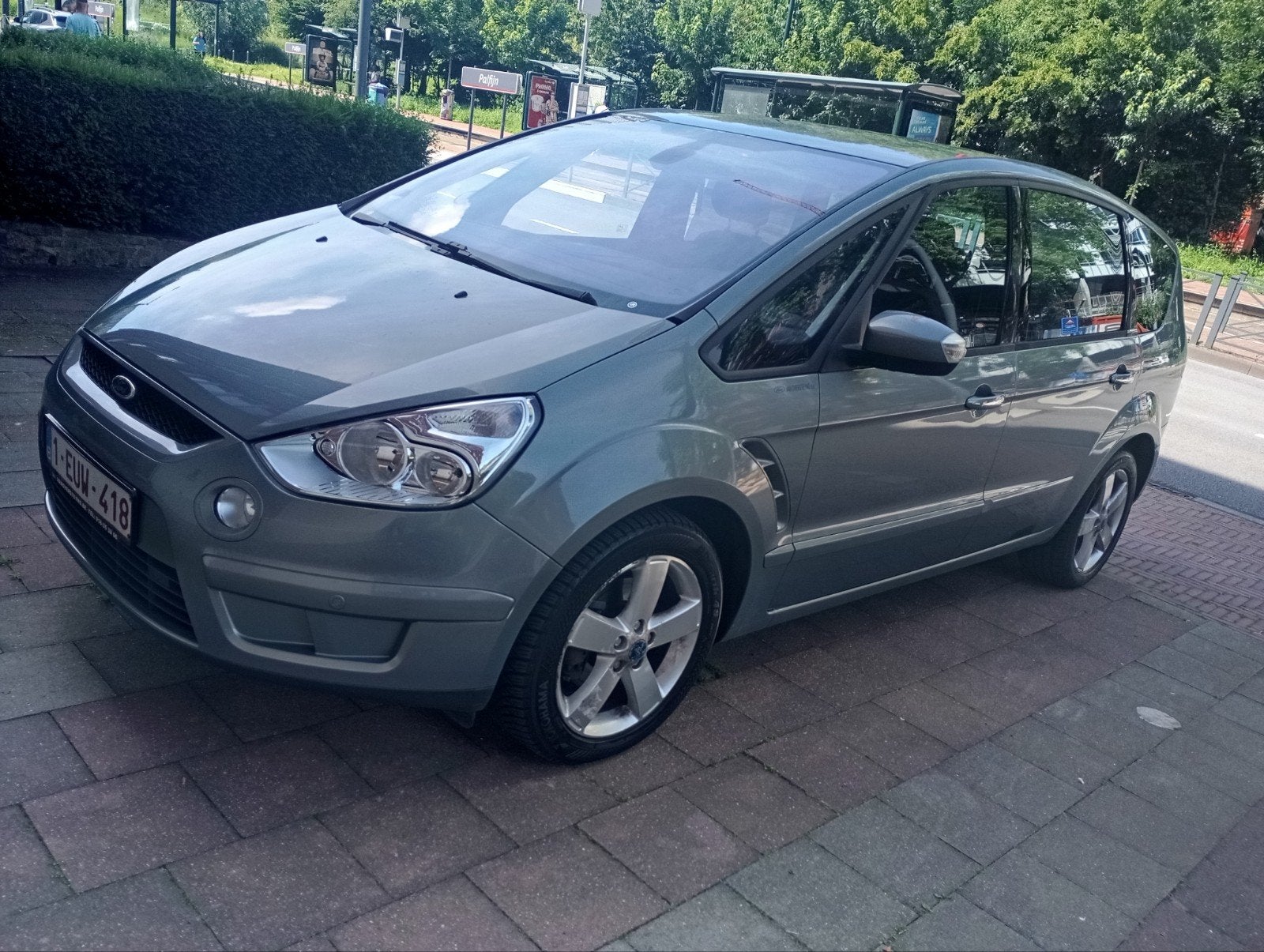 Ford s max 1.8 TDCI 2010 1prop 176.000 km klima 5pl nieuwsta, Auto's, Voorwielaandrijving, Zwart, Blauw, 5 deurs