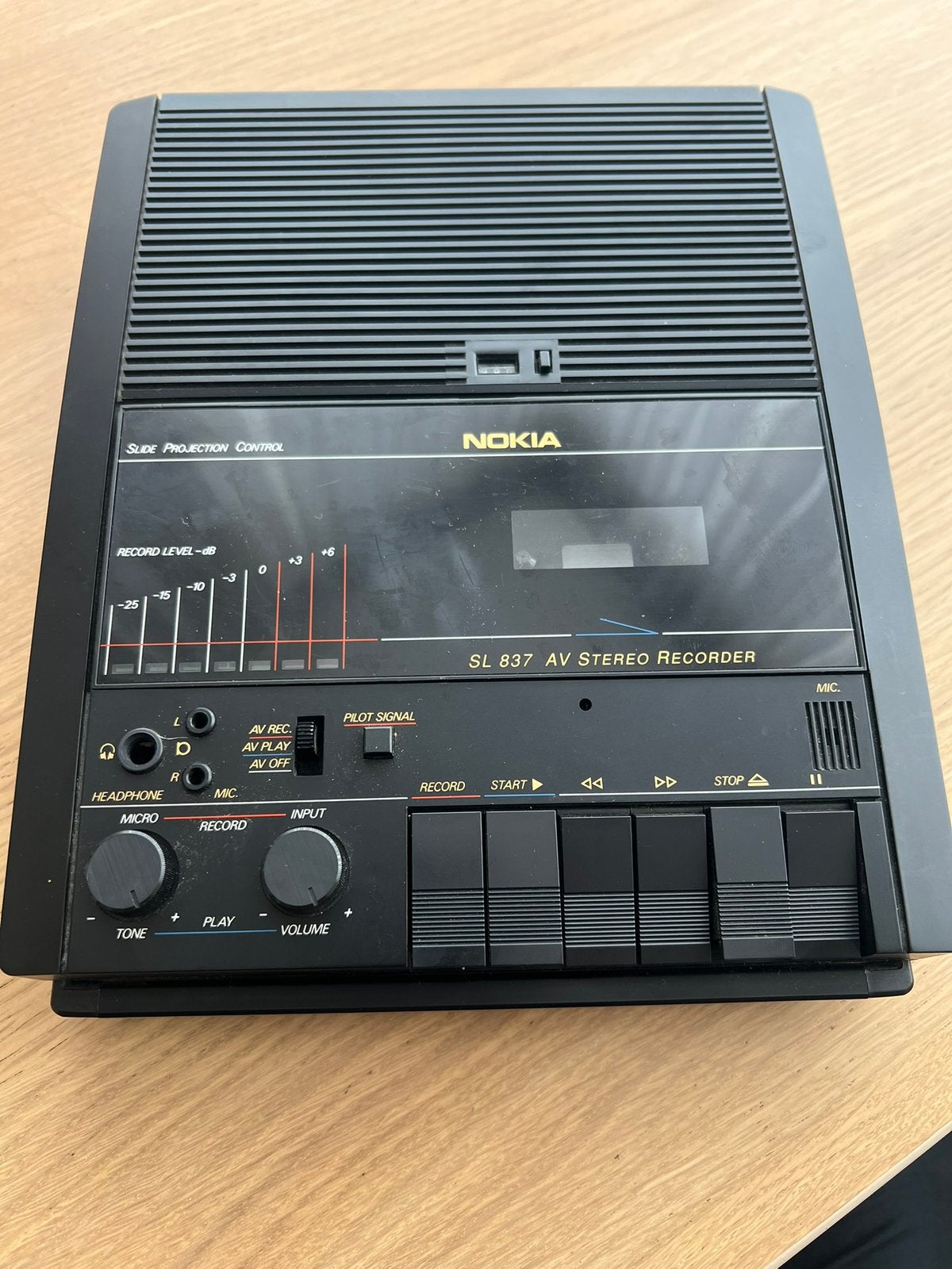 magnétophone Nokia SL 837, TV, Hi-fi & Vidéo, Decks cassettes, Enlèvement, Auto-reverse