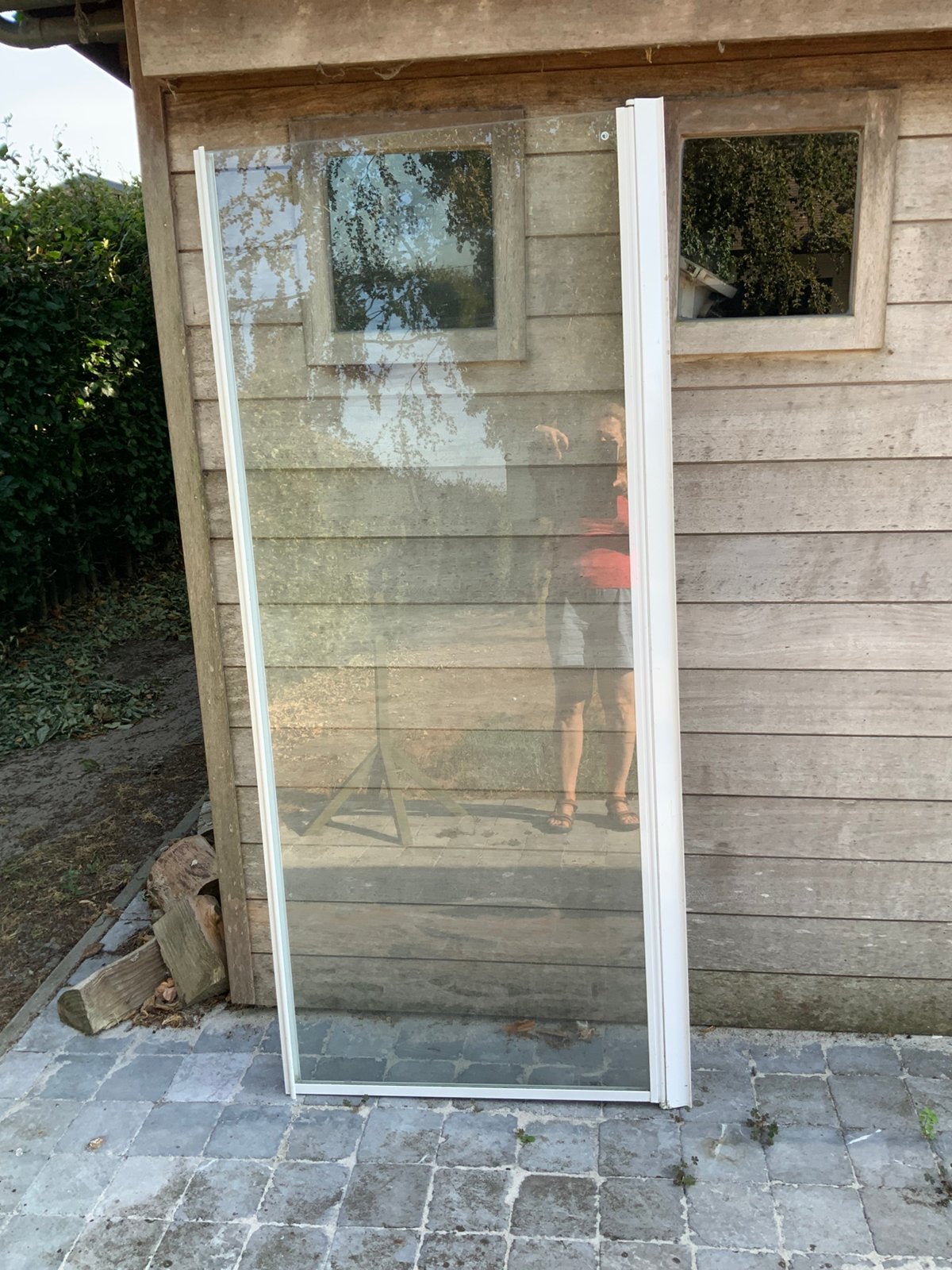 Douchedeur veiligheidsglas, Ophalen, Zo goed als nieuw, Glas