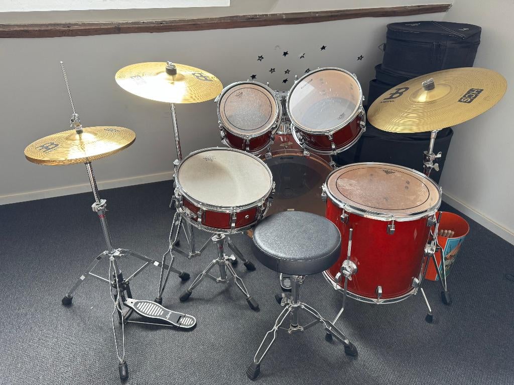 Ludwig drums Accent CS Custom + opbergzakken, Ophalen, Gebruikt, Ludwig