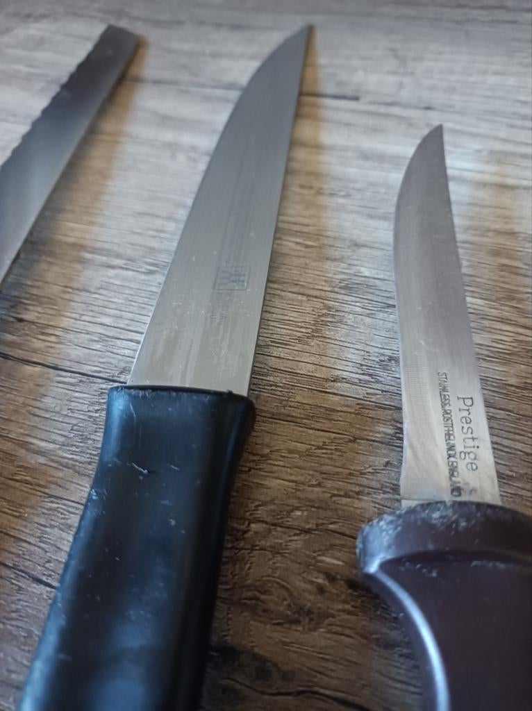 Lot de 9 anciens couteaux de cuisine, Huis en Inrichting, Ophalen of Verzenden