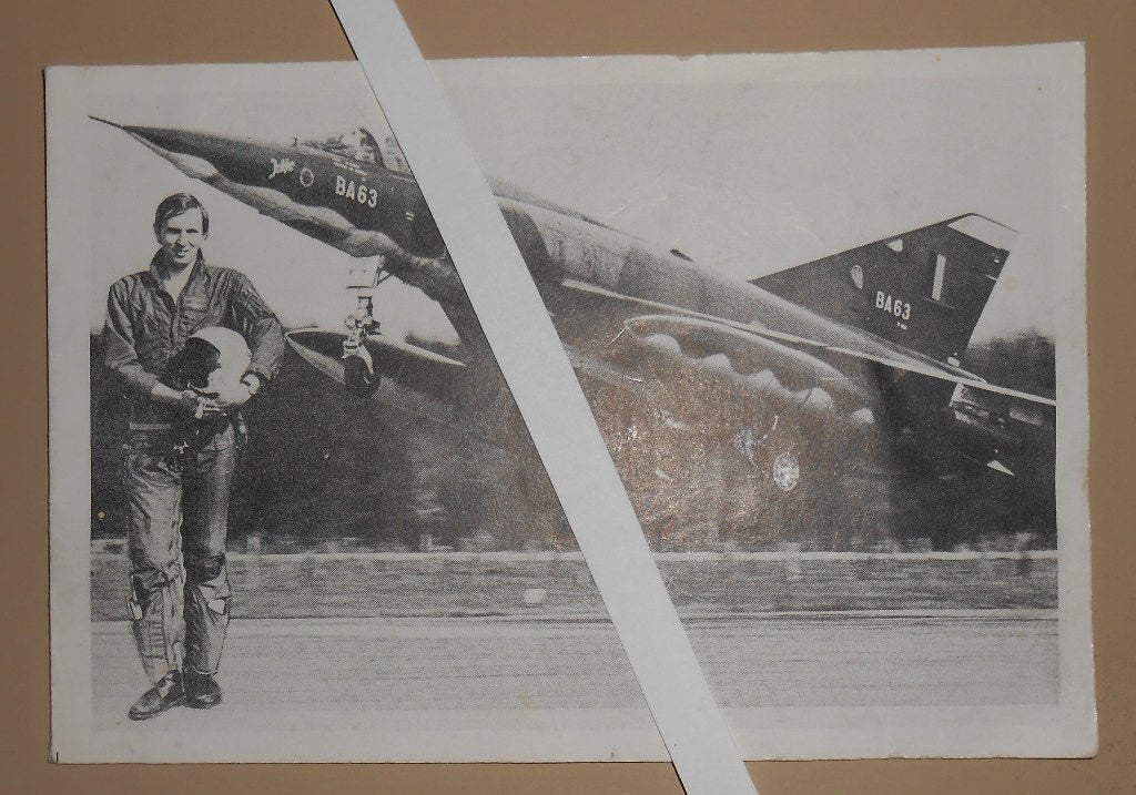 Belgische piloot Jokke HAEPERS Crash Mirage 1982 Bierset, Verzamelen, Ophalen of Verzenden, Bidprentje
