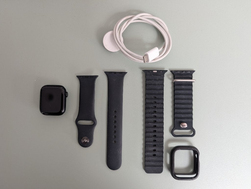 Apple Watch series 8, Ophalen, Gebruikt, Stappen, Zwart