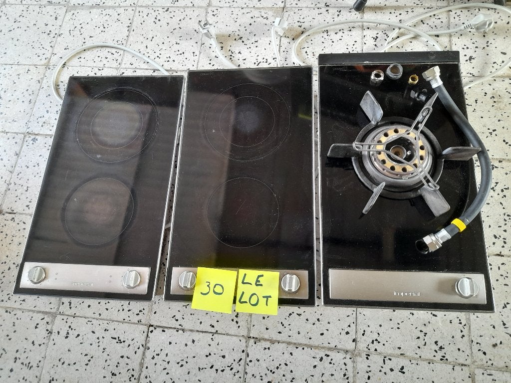 plaques de cuisson, Electroménager, 4 zones de cuisson, Enlèvement, Utilisé, Encastré