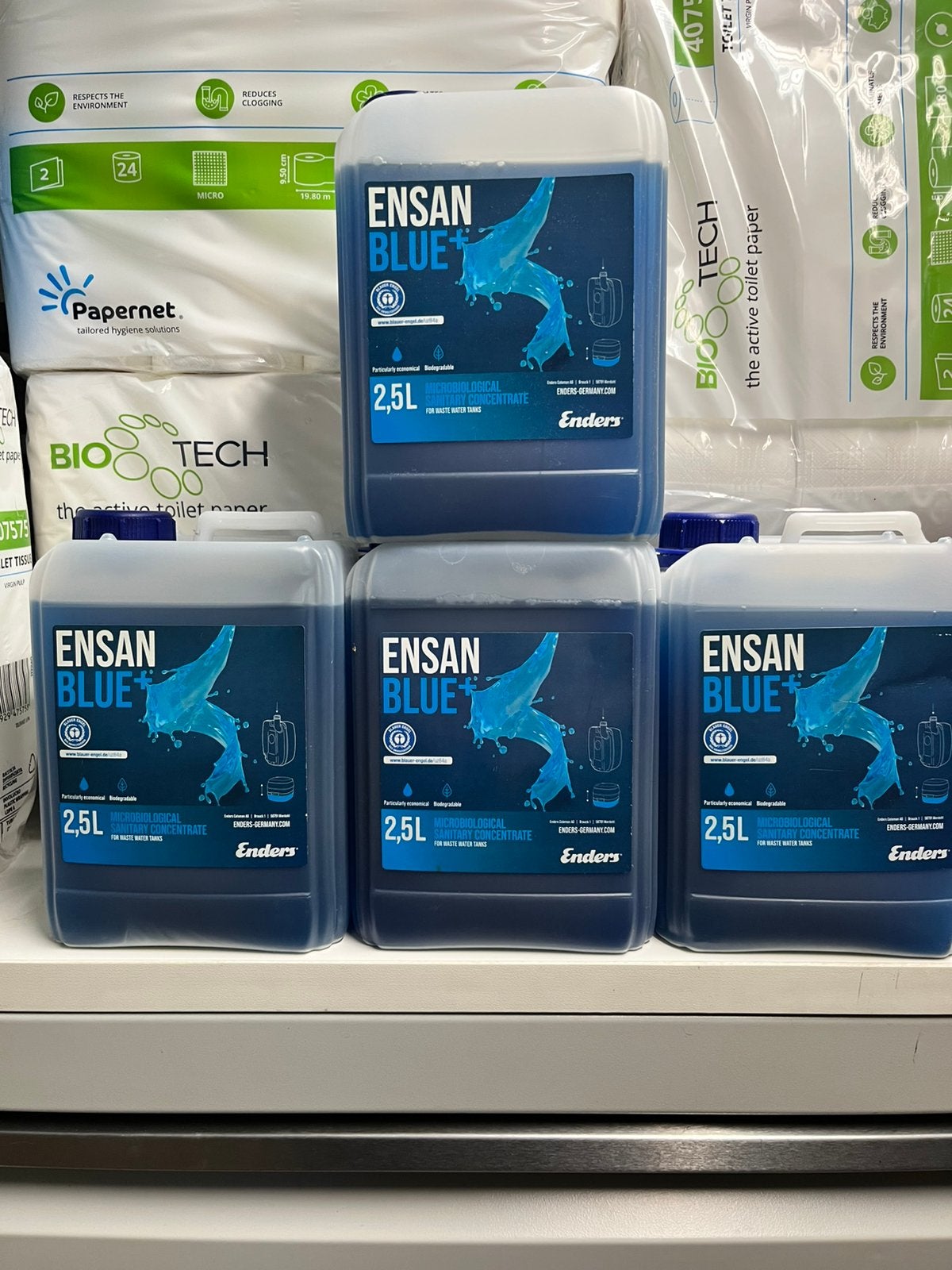 Lot de 4 bidons Enders ENSAN BLUE+ 2,5 L – Neufs, Enlèvement ou Envoi, Neuf