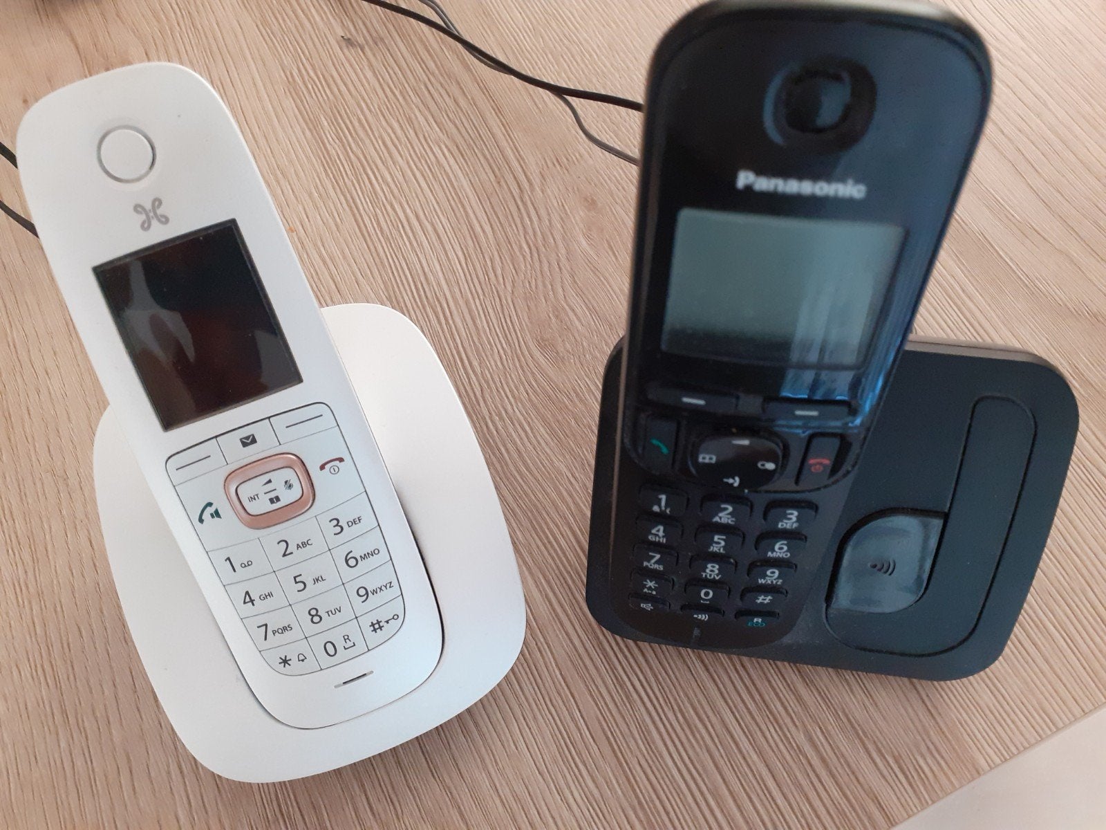 draagbare telefoon, Télécoms, Téléphones fixes | Combinés & sans fil, Enlèvement, Utilisé, 1 combiné