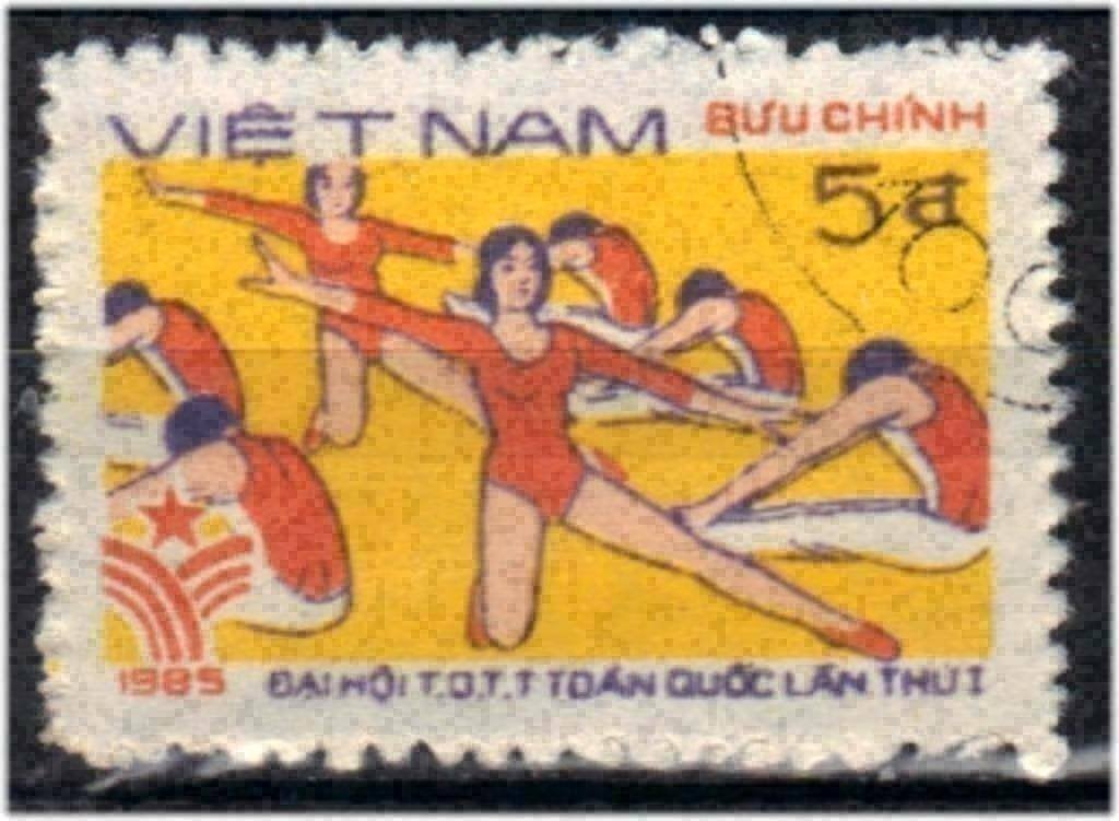 Vietnam 1985 - Yvert 589 - Sport (ST), Verzenden, Gestempeld