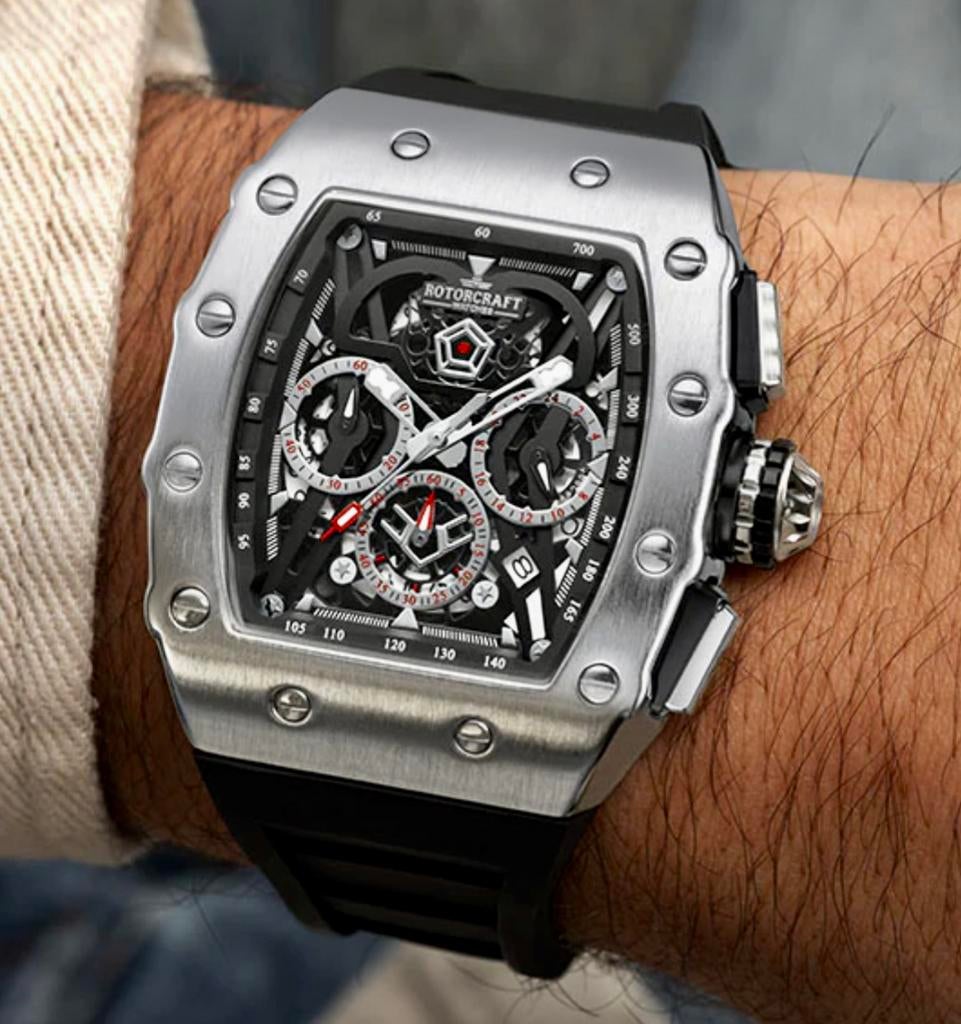 ROTORCRAFT COMMANDER SPORTS CHRONO VAUT549€! 💯%NOUVEAU !, Enlèvement ou Envoi, Neuf