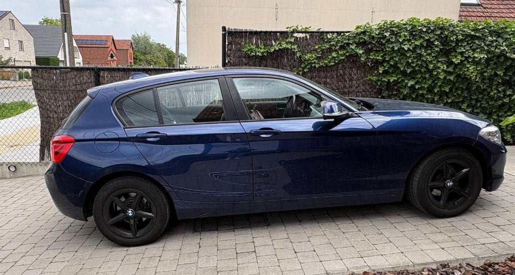 BMW 116D, Auto's, Zwart, Blauw, 5 deurs, Particulier