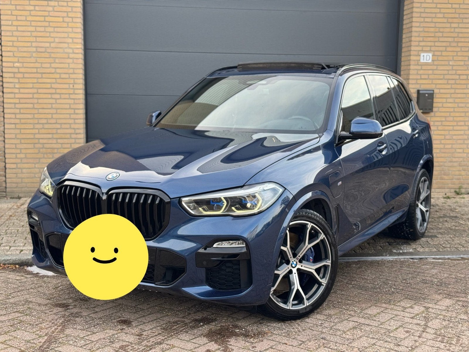 BMW X5 XDrive45e High Executive M-Sport|SKY|Mass/|BOM voll, Auto's, Automaat, Bluetooth, Blauw, Leder