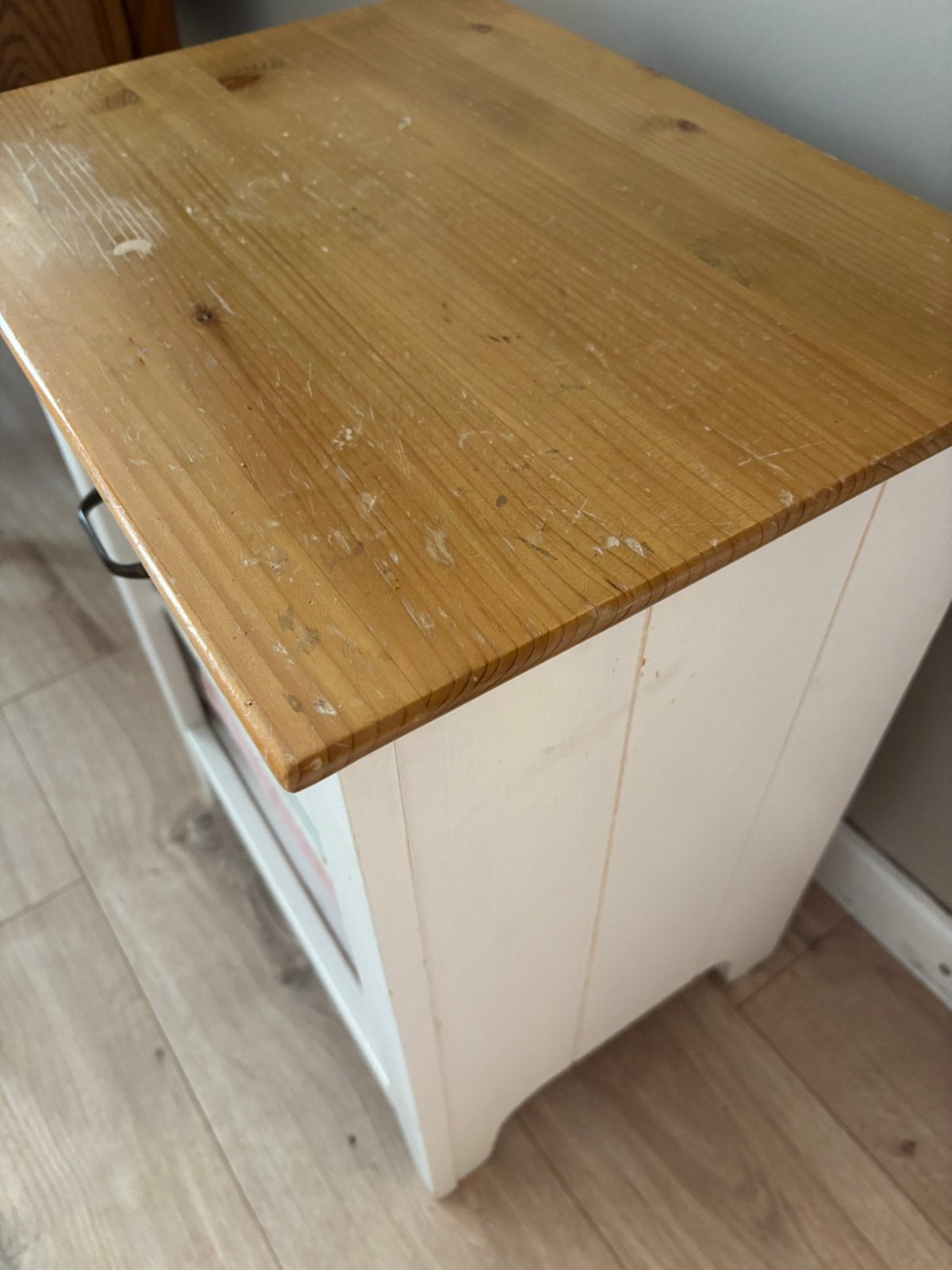 Zenpersoonsbed met lattenbodem, matras en nachtkastje, Huis en Inrichting, Slaapkamer | Matrassen en Bedbodems, Ophalen, Gebruikt