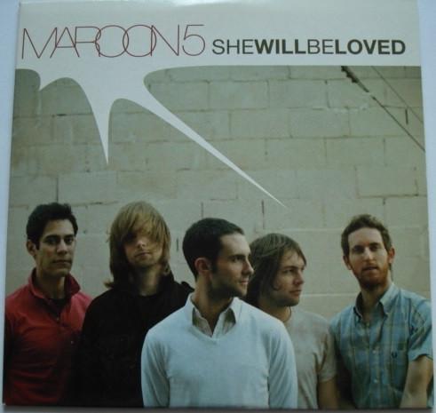 Maroon 5 She Will Be Loved (album+live acoustic) CD single, Envoi, 2000 - 2009, Comme neuf