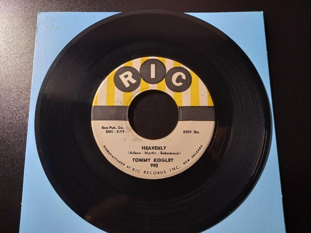 Tommy Ridgley ‎– Heavenly ' 7 Popcorn, 7 inch, Ophalen of Verzenden, Overige typen, R&B en Soul