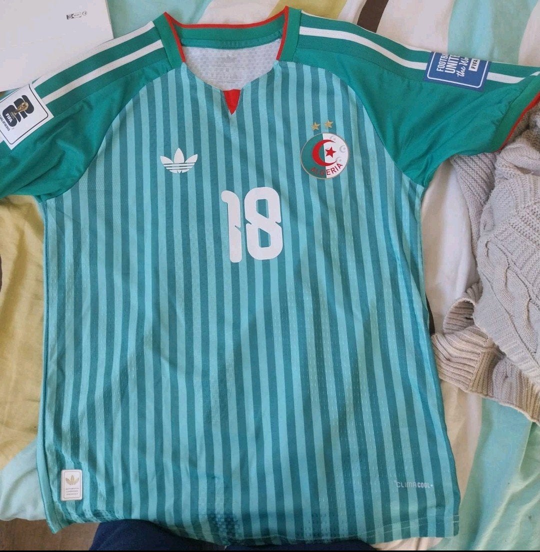 Algerije Amoura Voetbal Uitshirt WorldCup Nieuw 2026, Verzenden