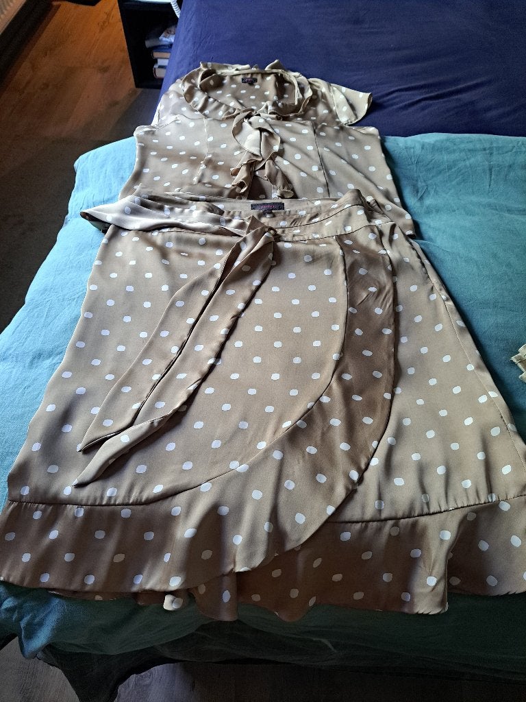 Ensemble rok en blouse van Melvin, Kleding | Dames, Rokken, Ophalen, Maat 42/44 (L), Zo goed als nieuw, Melvin