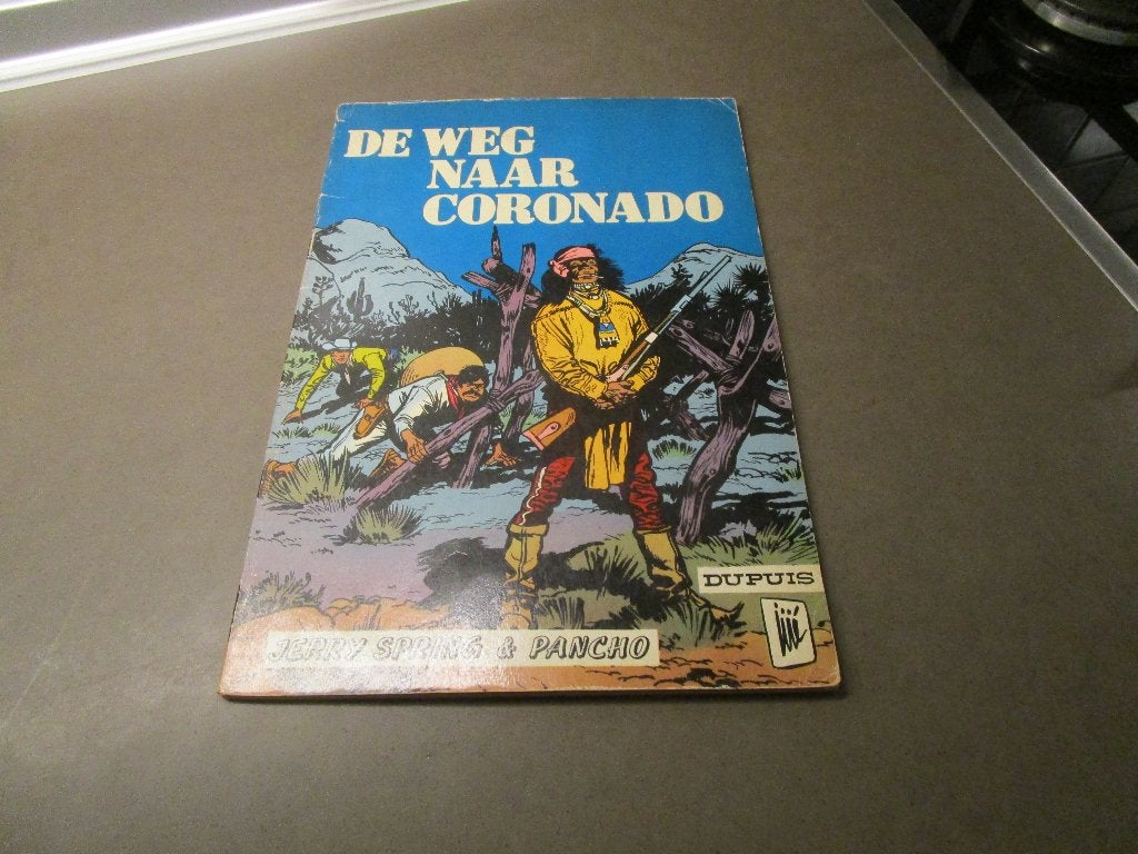 Jerry Spring - De weg naar Coronado - 1e druk - 1962, Enlèvement ou Envoi, Une BD, Jijé, Utilisé